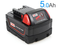 Thumbnail for Compatible Replacement Milwaukee Battery M18 18V 5Ah Battery