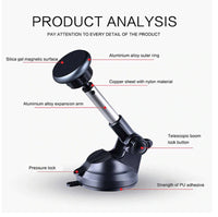 Thumbnail for Car Phone Holder Long Arm Suction Cup Phone Holder For Car Dashboard Windshield Air Vent Hands Free Clip - The Shopsite