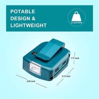 Thumbnail for Adapter LED light steady and flashing modes