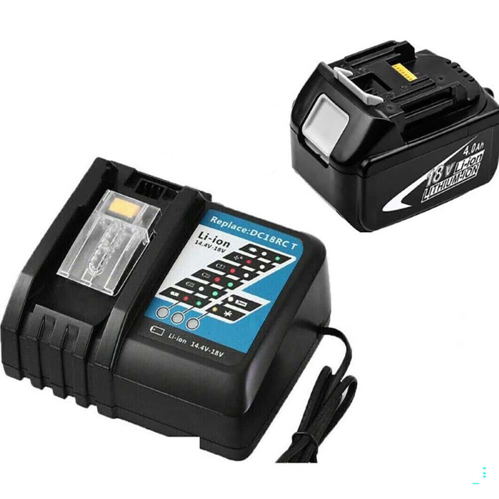 Makita charger dimensions showing 185 x 155 cm size