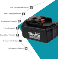 Thumbnail for Replacement Makita Battery Charger For Bl1830/Bl1840/Bl1850 Battery - The Shopsite