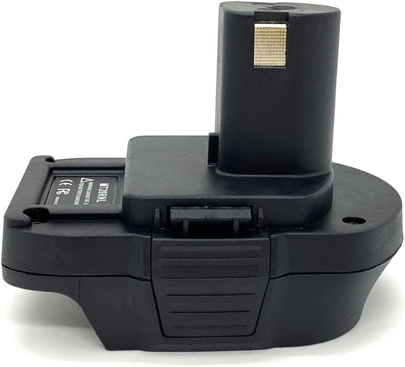 Top view showing Ryobi tool battery slot