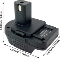 Thumbnail for Battery adapter with smooth black finish