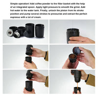 Thumbnail for Portable Hand-Pressed Espresso Coffee Machine Coffee Maker - The Shopsite