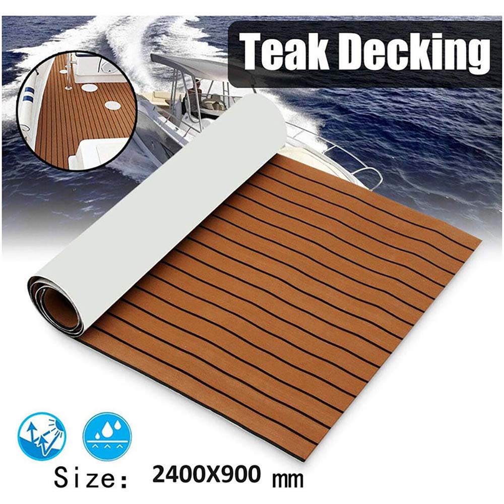 Marine carpet mat rolled for storage