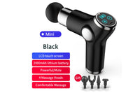 Thumbnail for Close-up of LED display on black massage gun