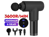 Thumbnail for Massage Gun Handheld Muscle with 4 Massage Heads - The Shopsite