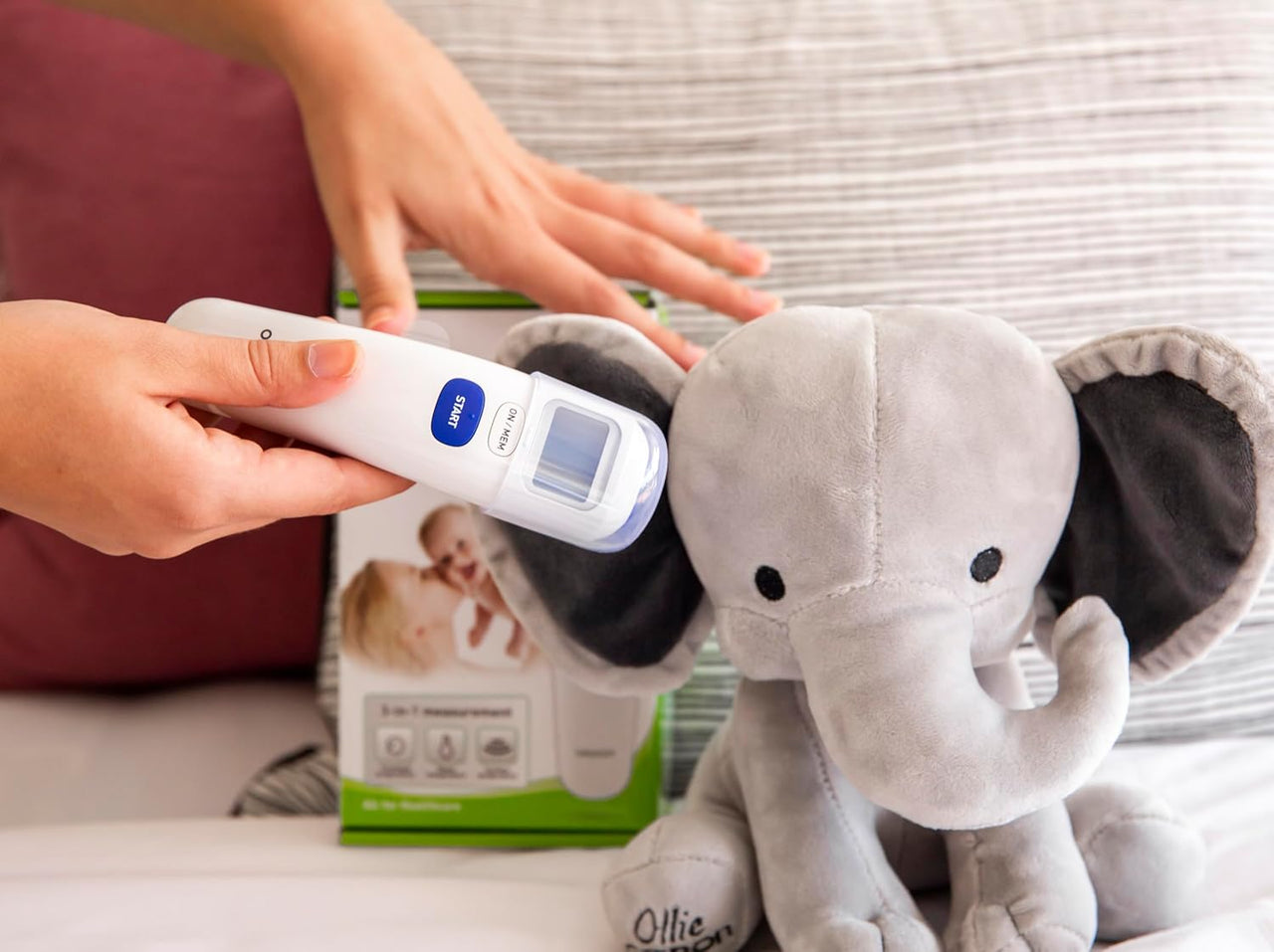 Omron thermometer compact and easy to use