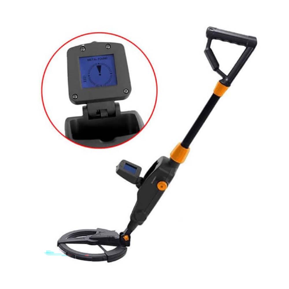 Metal detector armrest and handle detail