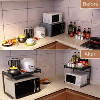 Thumbnail for Microwave Oven Rack Stand Storage Cabinet Organizer