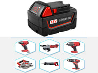 Thumbnail for 2 x Milwaukee M18 4.0AH Battery Replacement - The Shopsite
