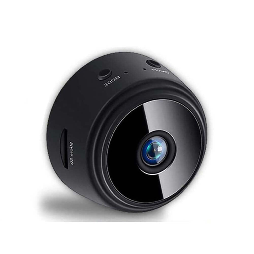 Spy camera wifi security camera black aluminium