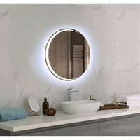 Thumbnail for Bathroom LED mirror round 60cm with touch controls