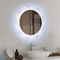 Thumbnail for Bathroom LED Mirror Round Frameless 60CM