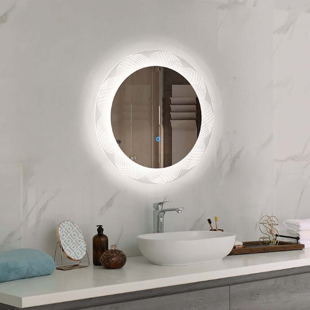 Mirror with stepless dimming feature