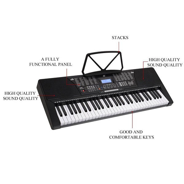 Electronic Keyboard Piano & Piano Stand