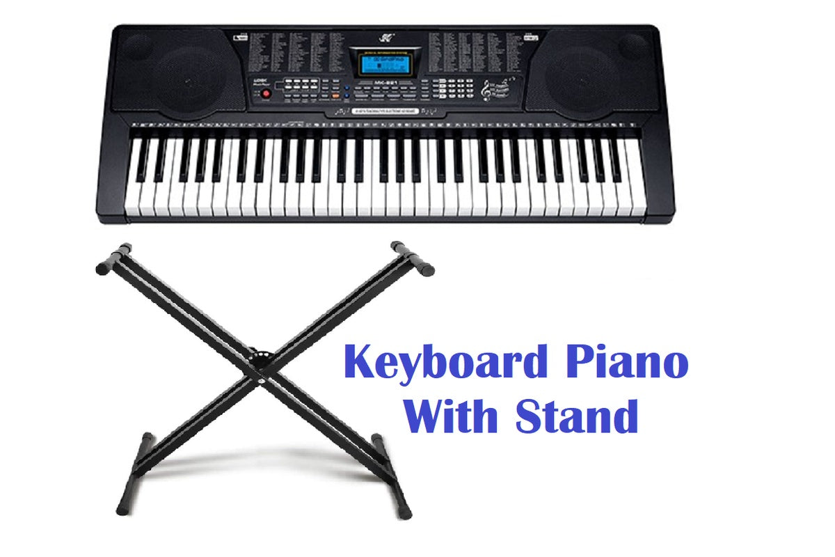 Keyboard piano with USB and MIC jacks