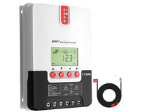Thumbnail for MPPT solar controller with battery compatibility labels