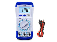 Thumbnail for Digital multimeter DT830B used in automotive electrical testing