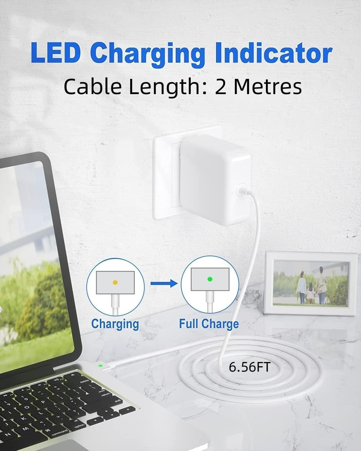 Charger with power indicator light