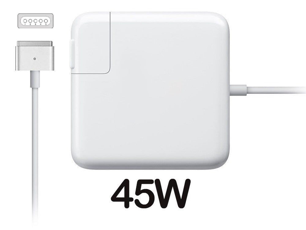 Side view of MacBook Air charger with NZ power plug