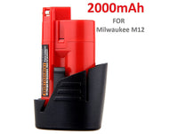 Thumbnail for Compatible Replacement Milwaukee M12 12V 2AH Battery  Battery