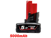 Thumbnail for Compatible Replacement Milwaukee Battery M12 12V 5Ah Battery
