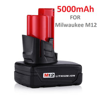 Thumbnail for Compatible Replacement Milwaukee Battery M12 12V 5Ah Battery