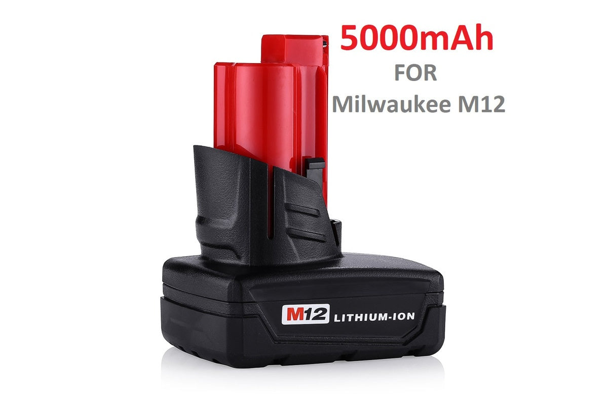 Milwaukee M12 12V 5Ah battery for cordless tools