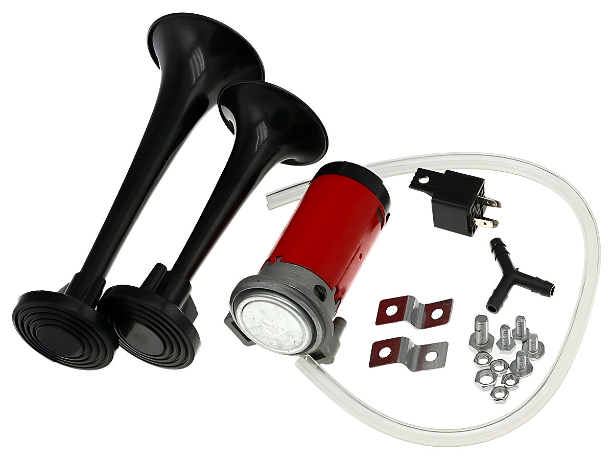 Dual Air Horn 12V Dixie Hazzard Horn Set Super Loud Car Horns