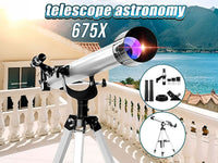 Thumbnail for Astronomical Telescope 675X Zoom