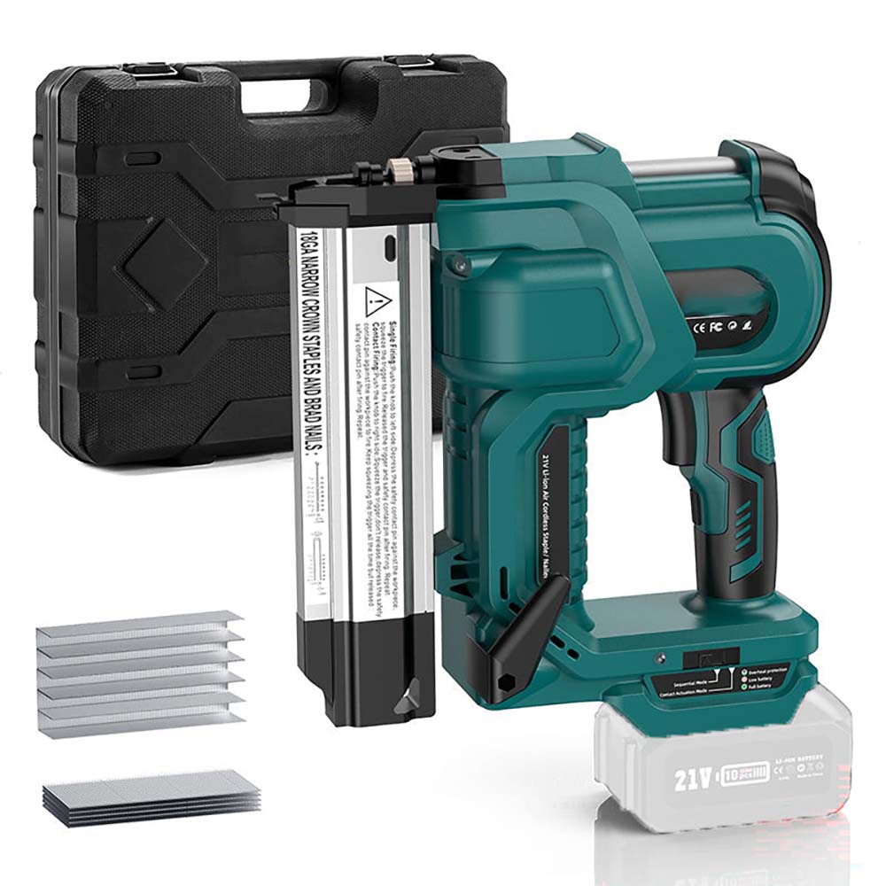 Cordless nail gun 18v compact design for home use