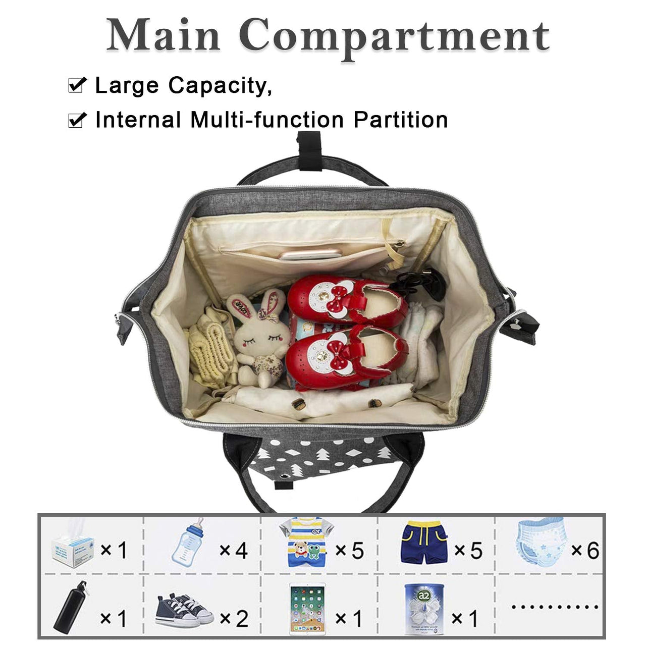travel diaper backpack