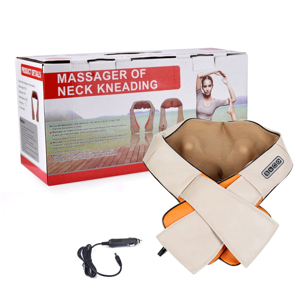 Massager packaging showing user manual