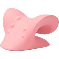 Thumbnail for Pink neck shoulder stretcher relaxer pillow