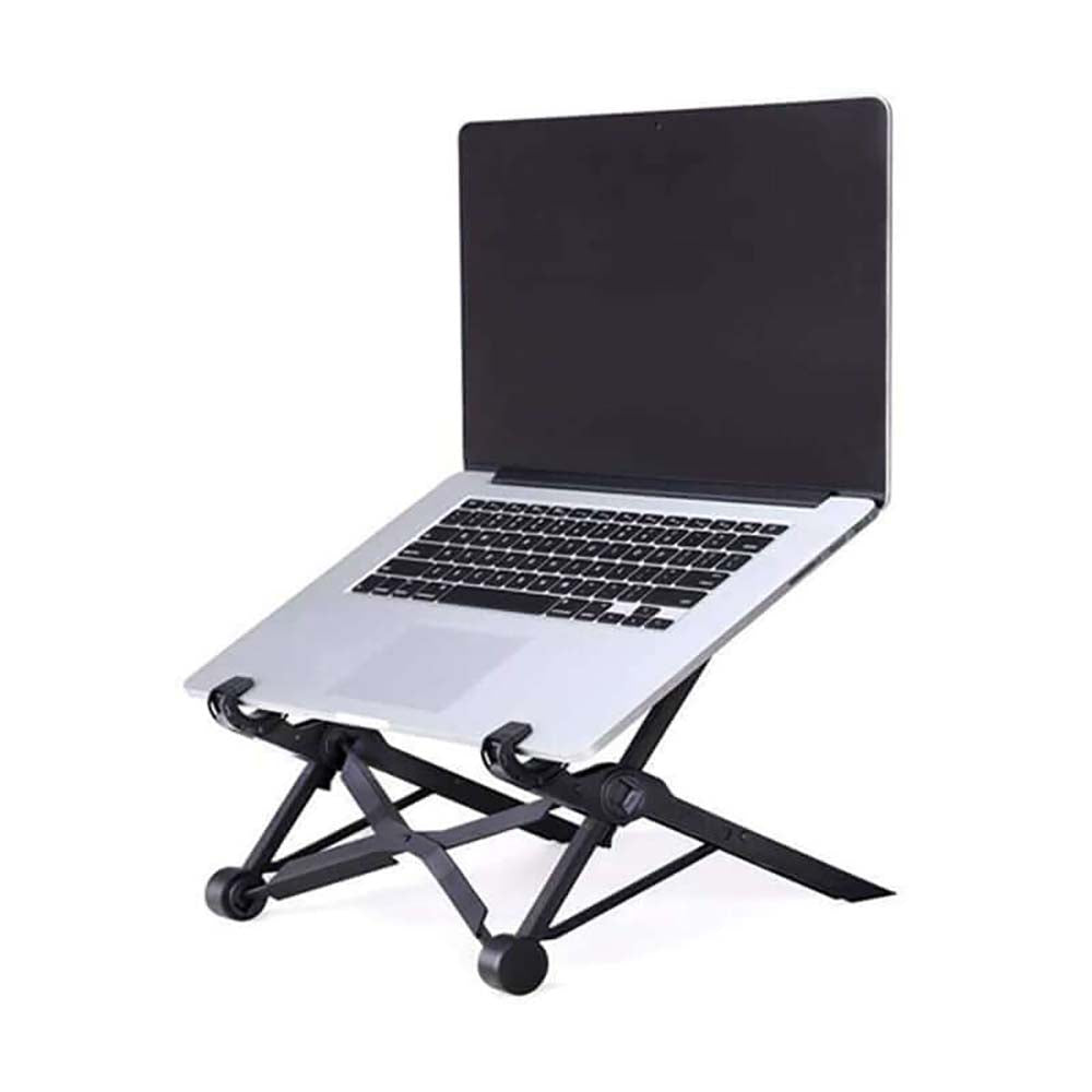 Laptop stand used by student