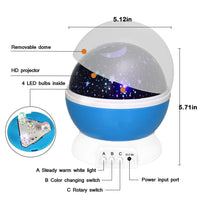 Thumbnail for Stars Starry Sky Night Light Led Projector Luminaria Moon Table Night Lamp - The Shopsite