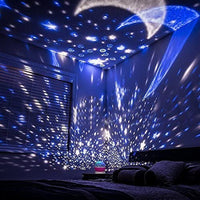 Thumbnail for Stars Starry Sky Night Light Led Projector Luminaria Moon Table Night Lamp - The Shopsite