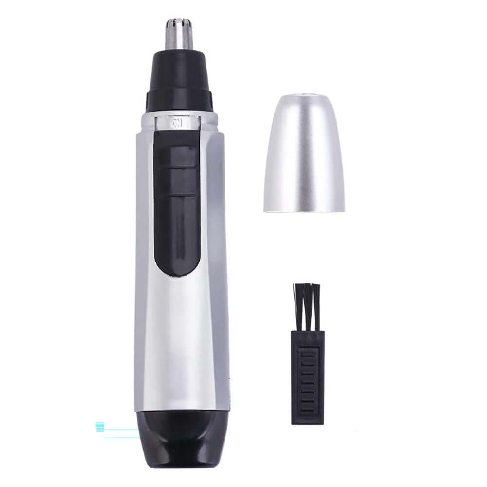 Electric nose hair trimmer with waterproof design