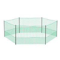 Thumbnail for 12M Chicken Fence Hen Poultry Coop Farm Runs Mesh Cage Net Habitat Safe House Pen