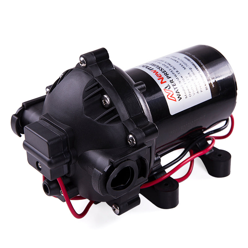 Marine washdown pump kit showing pressure switch control
