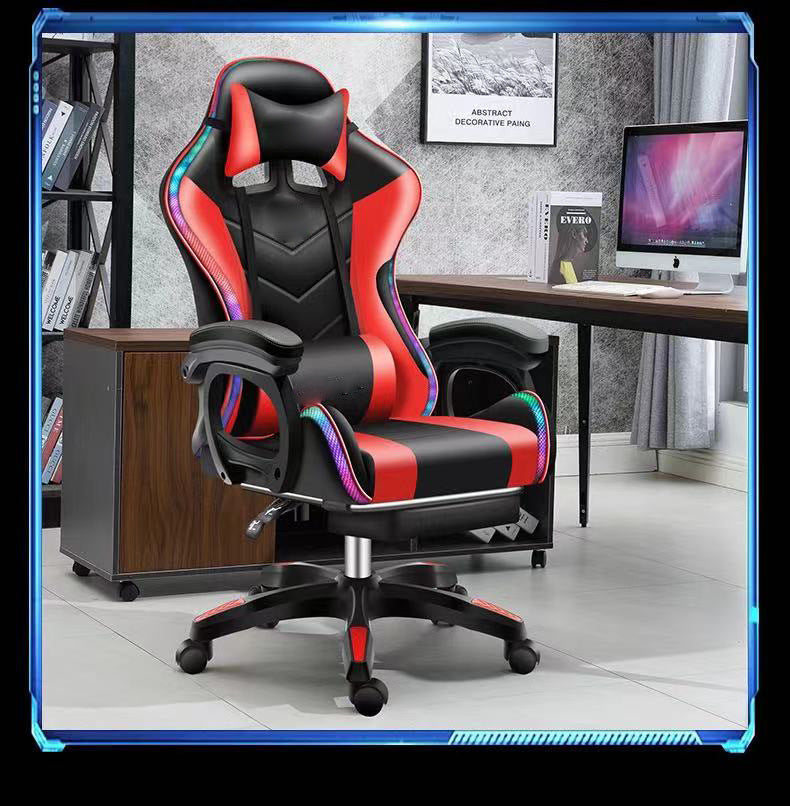 Gaming Chair with Speaker and RGB Light