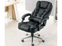 Thumbnail for Office Chair (Black) with Retractable Footrest