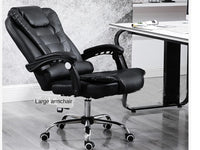 Thumbnail for Office Chair (Black) with Retractable Footrest