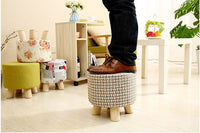 Thumbnail for Ottoman Footstool Stool Round Foot Stool