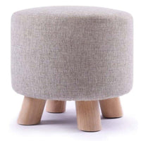 Thumbnail for Ottoman Footstool Stool Round Foot Stool