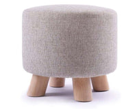 Thumbnail for Ottoman Footstool Stool Round Foot Stool
