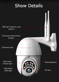 Thumbnail for 1080P Cloud Storage Wireless PTZ Wireless Camera with 32GB Adata Micro SD Card - The Shopsite