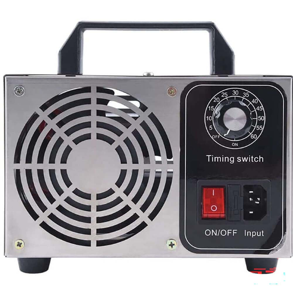 10G ozone generator black and silver unit