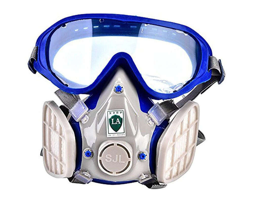 Automotive Masks Respirator Mask Half Facepiece with Safety Glasses TPE – Homyspire